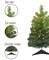 Perfect Holiday 24" Pre-lit Tabletop Ombre Green Christmas Tree